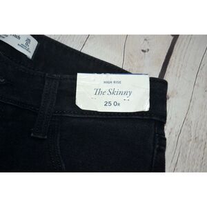 ABERCROMBIE & FITCH‎ Women's The Skinny High Rise Jeans SIZE 25/0R Black NWT